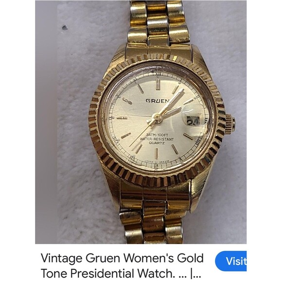 Unbranded Accessories - #2242^^ Gold-Tone /Silver Women's Bracelet Vintage 80’s & 90’s Watch